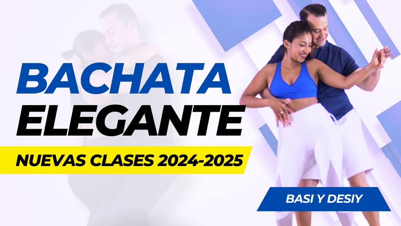 Bachata Elegante: Nuevas Clases 2024-2025 con Basi y Deisy Basi y Deisy enseñando Bachata Elegante en Nuevas Clases 2024-2025